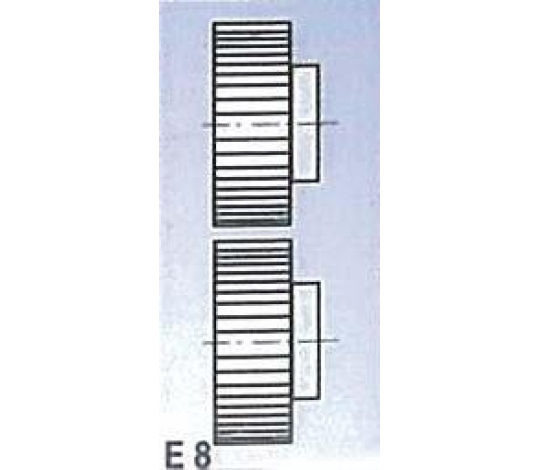 Rolny typ E8 (pro SBM 140-12 a 140-12 E)