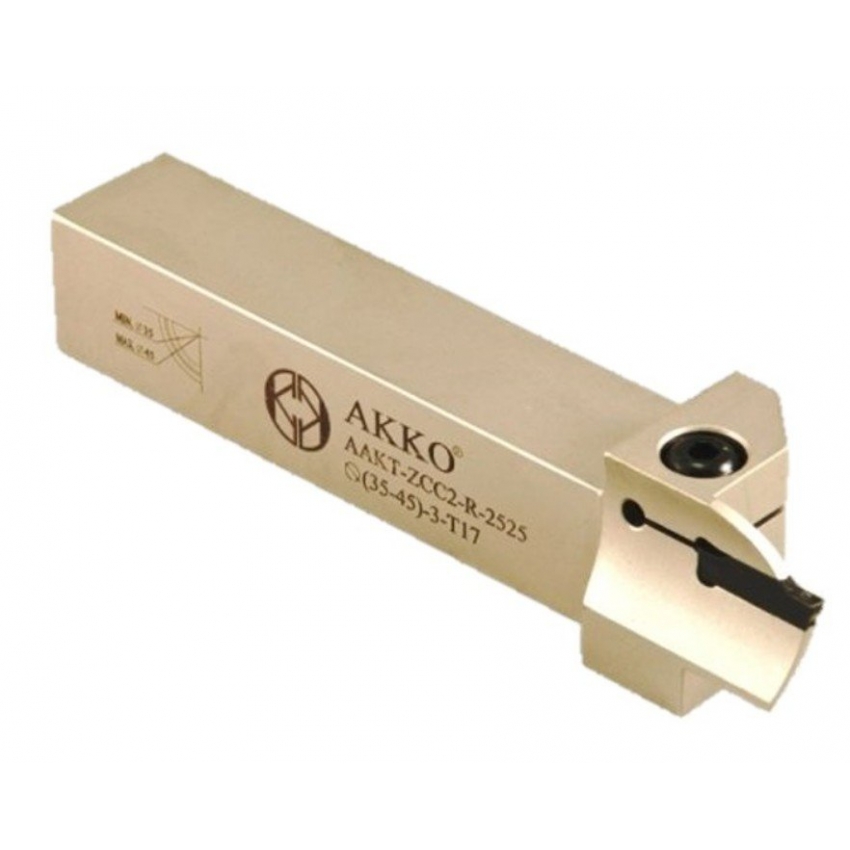 Zapichovací nůž čelní - pravý 4mm, AAKT-ZCC2-R-2525-pr. 52-80mm-4-T22
