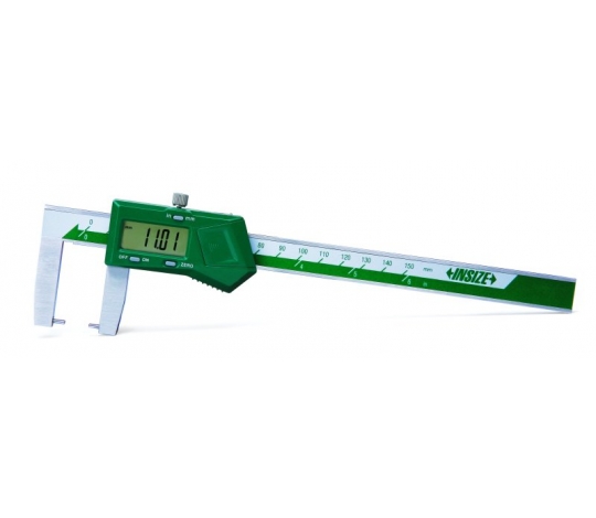 INSIZE 1185-150A digitální posuvné měřítko pro měření v drážkách 0-150mm / 0,01mm