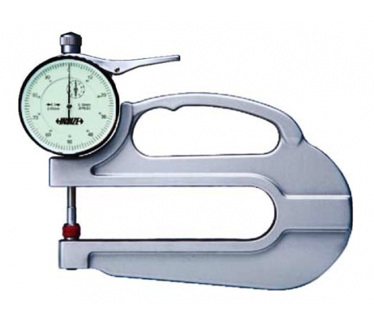 Číselníkový tloušťkoměr 0-10 mm s přesností 0,02 mm INSIZE 2365-10 ( typ A )