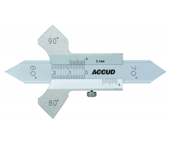 ACCUD 971-008-01 měrka pro svářeče 0 -10mm / 0-20mm / 60; 70; 80; 90°