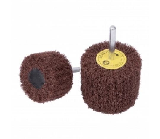 ABRASIVES Kotouč brusný vliesový na stopce 50x30x6 mm, zr. 80, coarse