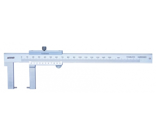 ACCUD 144-006-11 analogové posuvné měřítko pro vnější drážky 150mm ( 0.02mm )