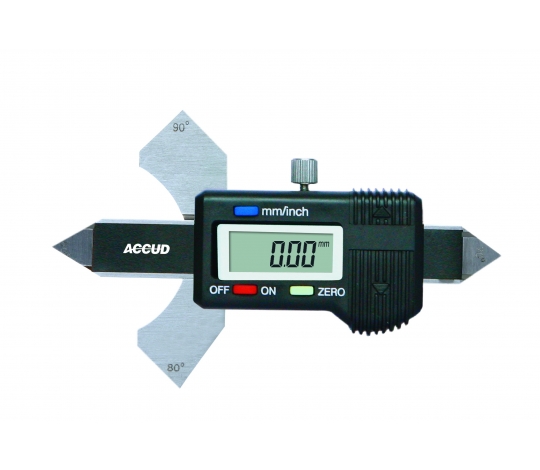 ACCUD 970-010-11 digitální měrka pro svářeče 0 -10mm / 0-20mm / 60; 70; 80; 90°