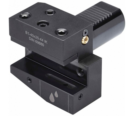 VDI radiální držák tvar B1-40x25-44 - pravý, krátký, s chlazením DIN 69880, (ISO 10889)