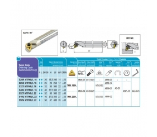 Soustružnický držák VBD S50V MTFNL 22