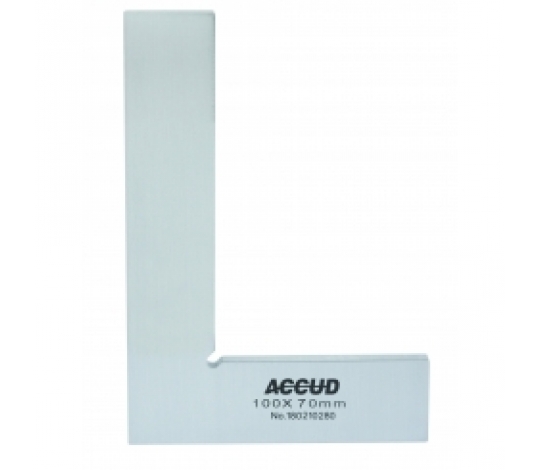 ACCUD 841-010-10 90° plochý úhelník 250x165mm ( DIN875 třída 0 )