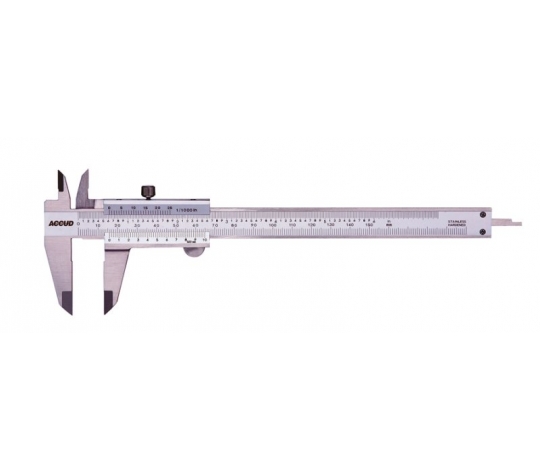 ACCUD 120-006-14 analogové posuvné měřítko 150mm/6“ ( 0.05mm/1/128