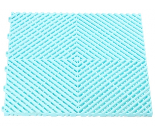 Plastová podlahová dlaždice - rohož 40x40cm ( AQUA BLUE )