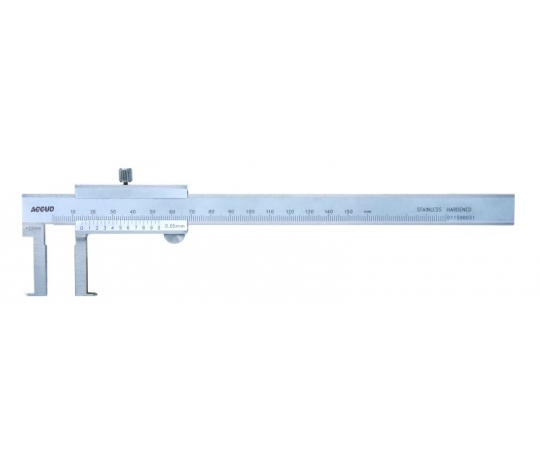 ACCUD 145-006-13 analogové posuvné měřítko pro vnitřní drážky 22-150mm ( 0.05mm )