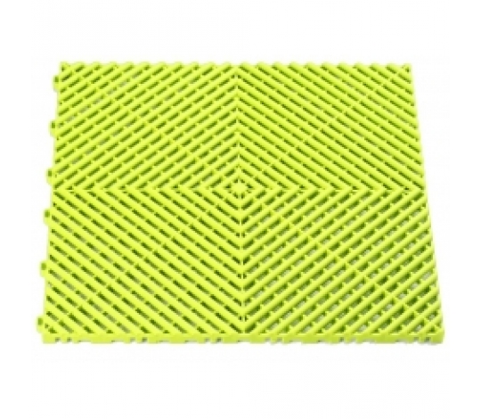 Plastová podlahová dlaždice - rohož 40x40cm ( LIME )