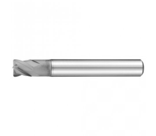TK stopková fréza toroidní pro obrábění grafitu SGRD0805, R0,5 / 8x8x16mm L60