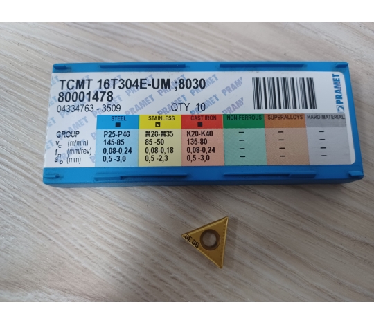 VÝPRODEJ - PRAMET TCMT 16T304E-UM ;8030