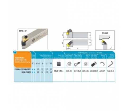 Soustružnický držák VBD CSSNL 2525 M1207C