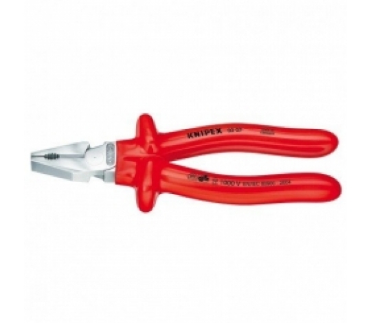 KNIPEX 0207200 silové kombinované kleště VDE 200mm ( rukojeti máčené + chrom )