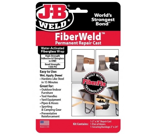 J-B WELD 38236 opravná fiber páska Permanent Repair Cast univerzální ( š5,1xd91cm )