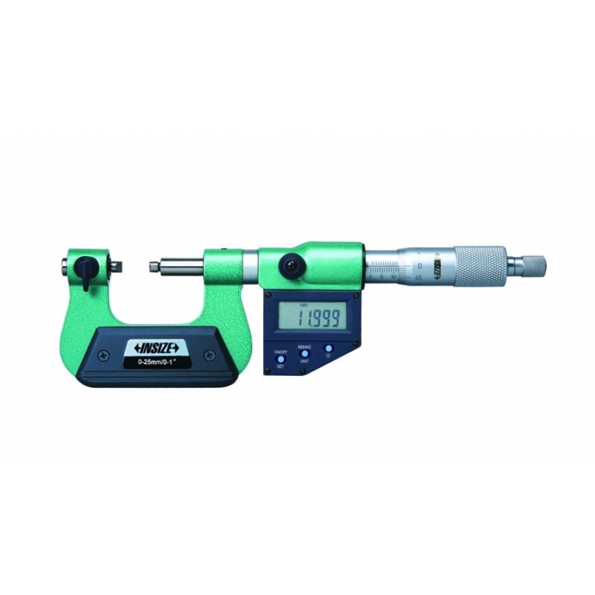 INSIZE 3581-75A digitální mikrometr na měření závitů 50-75mm / 0,001mm