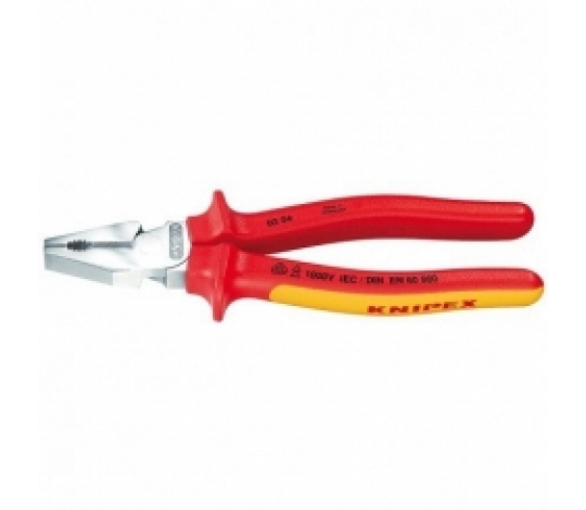 KNIPEX 0206225 silové kombinované kleště VDE 225mm ( chrom )