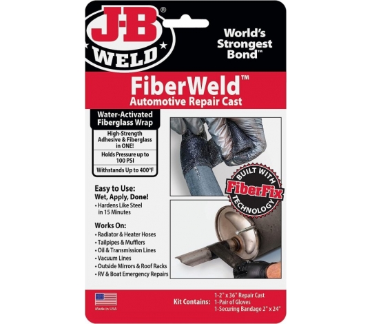 J-B WELD 38237 opravná fiber páska Automotive Repair Cast pro auto opravy ( š5,1xd91cm )