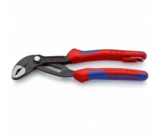 KNIPEX 8702180T kleště sikovky Cobra délka 180mm ( s vícesložkovými návleky s pojistkou )