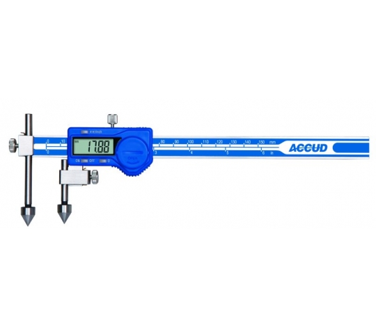 ACCUD 151-012-11 nastavitelné digitální posuvné měřítko pro měření roztečí 10-300mm ( 0.01mm/0.0005