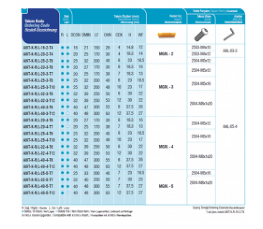 Upichovací nůž AKKO AIKT-K-L-40-4-T12