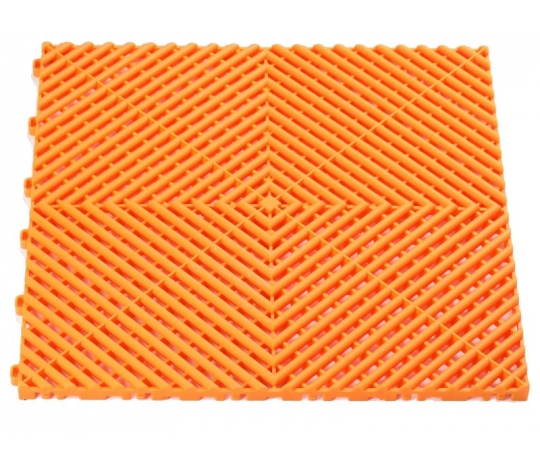 Plastová podlahová dlaždice - rohož 40x40cm ( ORANGE )