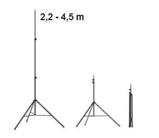 SCANGRIP TRIPOD 4,5M teleskopický stojan pro pracovní světla - 03.5270