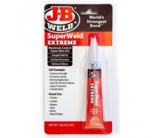 J-B WELD 33400 vtěřinové gelové lepidlo nárazuvzdorné SuperWeld Extreme ( 15g )