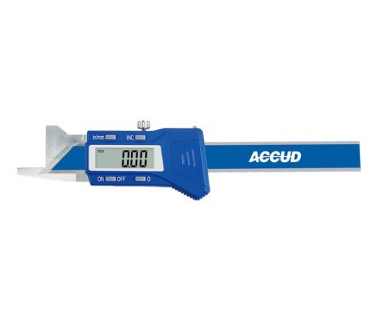 ACCUD 163-010-12 digitální posuvné měřítko pro měření sražení hrany 45° 0-10mm/0-0.39