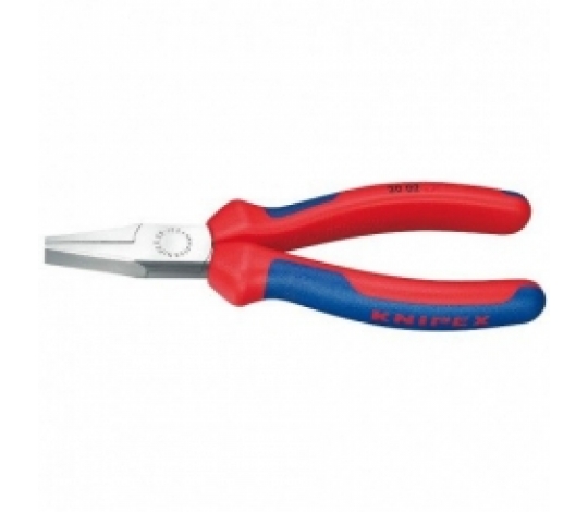 KNIPEX 2002140 kleště s plochými čelistmi 140mm ( rukojeti s dvousložkovým návlekem )