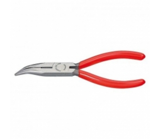 KNIPEX 2521160 půlkulaté kleště zahnuté s ostřím 160mm ( rukojeti potažené plastem )