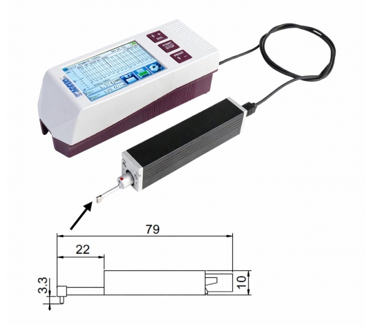 ACCUD SR210-02 doplňková sonda k SR210 pro zakřivené plochy