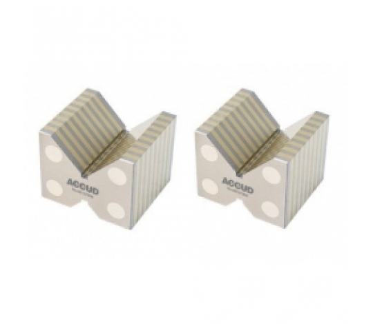 ACCUD 629-002-01 v-block s indukčním magnetem - set, 52x58x46mm