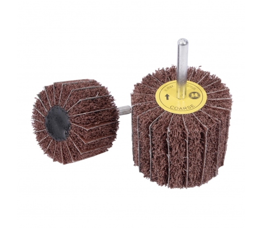 ABRASIVES Kotouč brusný vliesový lamelový na stopce 80x50x6 mm, zr. 180, fine