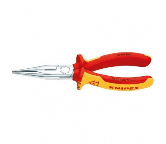 KNIPEX 2506160 půlkulaté kleště VDE s ostřím 160mm ( chrom )