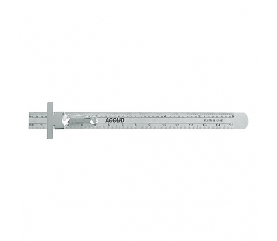 ACCUD 909-006-11 měřítko z nerezové oceli 150mm/6