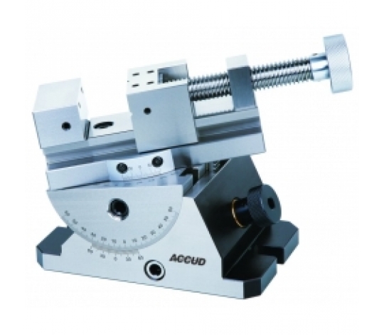 ACCUD 656-080-01 přesný měřičský úhlově stavitelný svěrák 0-80mm
