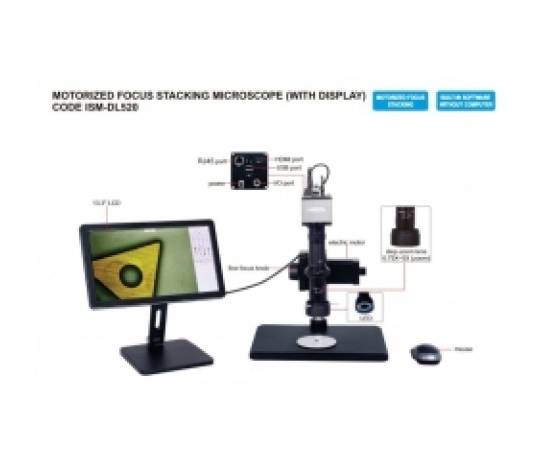 INSIZE ISM-Dl520 motorizovaný mikroskop s displejem