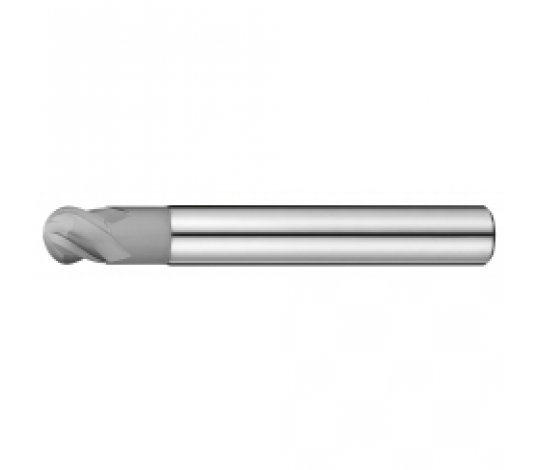 TK stopková fréza kopírovací pro obrábění grafitu SGBB0606, R3 / 6x6x12mm L50