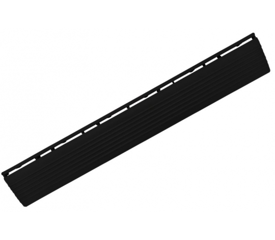 Plastový nájezd k dlaždicím PROFI - black ( M - 38 x 5,9 x 1,8 cm )