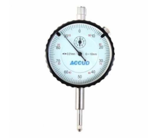 ACCUD 224-010-11  přesný číselníkový úchylkoměr / 0-10mm / 0.01mm