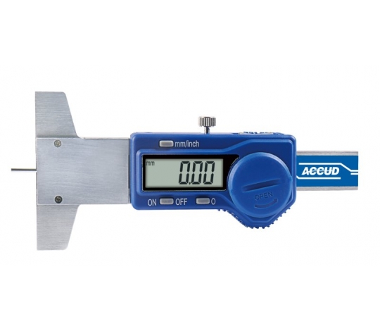 ACCUD 176-001-21 digitální hloubkoměr s konickou měřící tyčí 30mm/1.2“ ( 0.01mm/0.0005