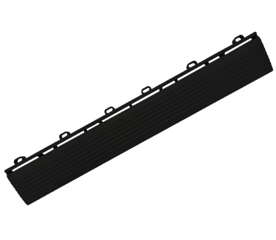 Plastový nájezd k dlaždicím PROFI - black ( F - 38 x 5,9 x 1,8 cm )