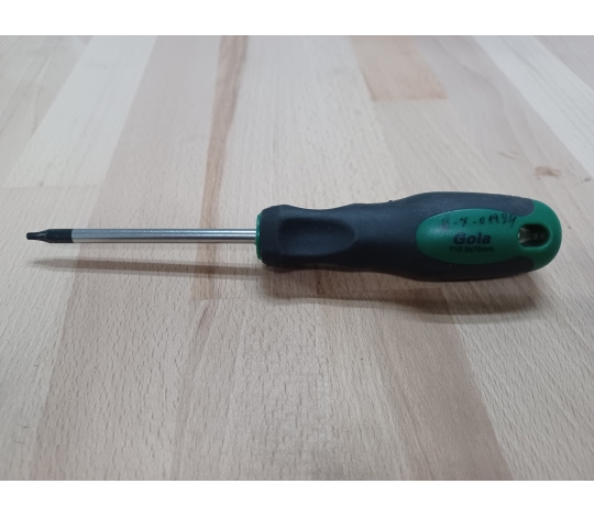  VÝPRODEJ Gola - šroubovák torx (043110) T10 5x75mm