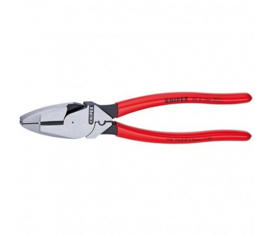 KNIPEX 0911240 silové kombinované kleště americký model 240mm (  ( s rukojetí potaženou plastem )