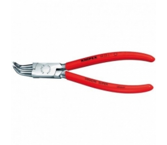 KNIPEX 4423J31 kleště na pojistné kroužky, pro otvory 40-100 mm, zahnuté hroty 90° ( rukojeti potažené plastem + chrom )