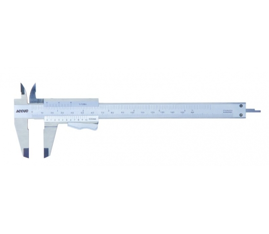 ACCUD 124-006-12 analogové posuvné měřítko 150mm/6“ ( 0.02mm/0.001” )