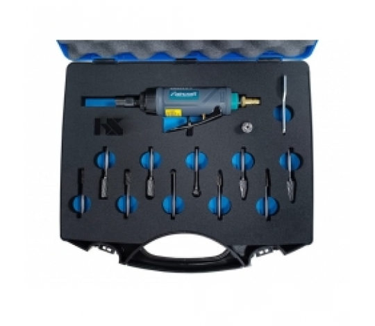 Sada 11 dílů - technické frézy OCEL 8/12 s bruskou AIRCRAFT