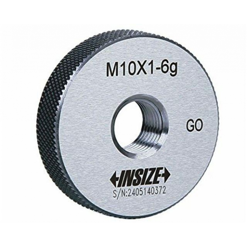 INSIZE 4129-10G pevný závitový kroužek MF tol. 6g ( dobrý ) M10x0.5